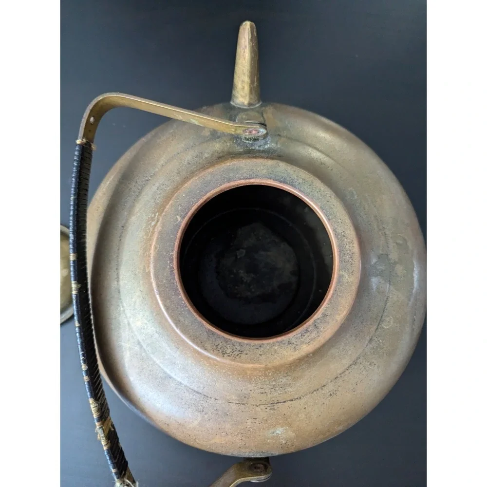 VTG Tea Kettle Teapot Made in Holland Copper & Brass Vintage